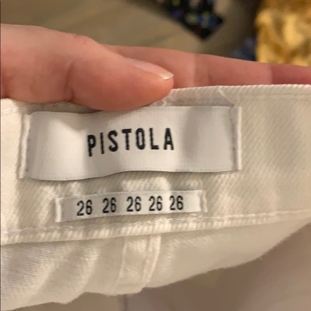 Pistola White high rise wide leg jeans - Picture 3 of 3